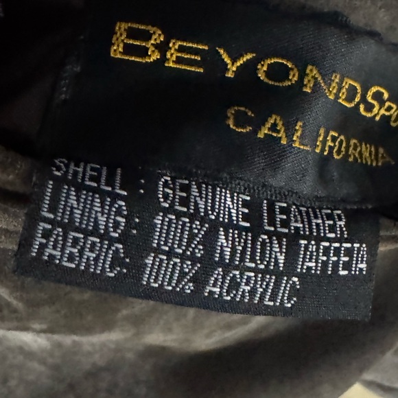 Beyond Sports California Leather Suede Jacket - Picture 10 of 11